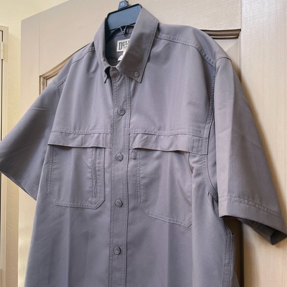 Duluth Trading Short Sleeve Button Down Shirt - Picture 3 of 7